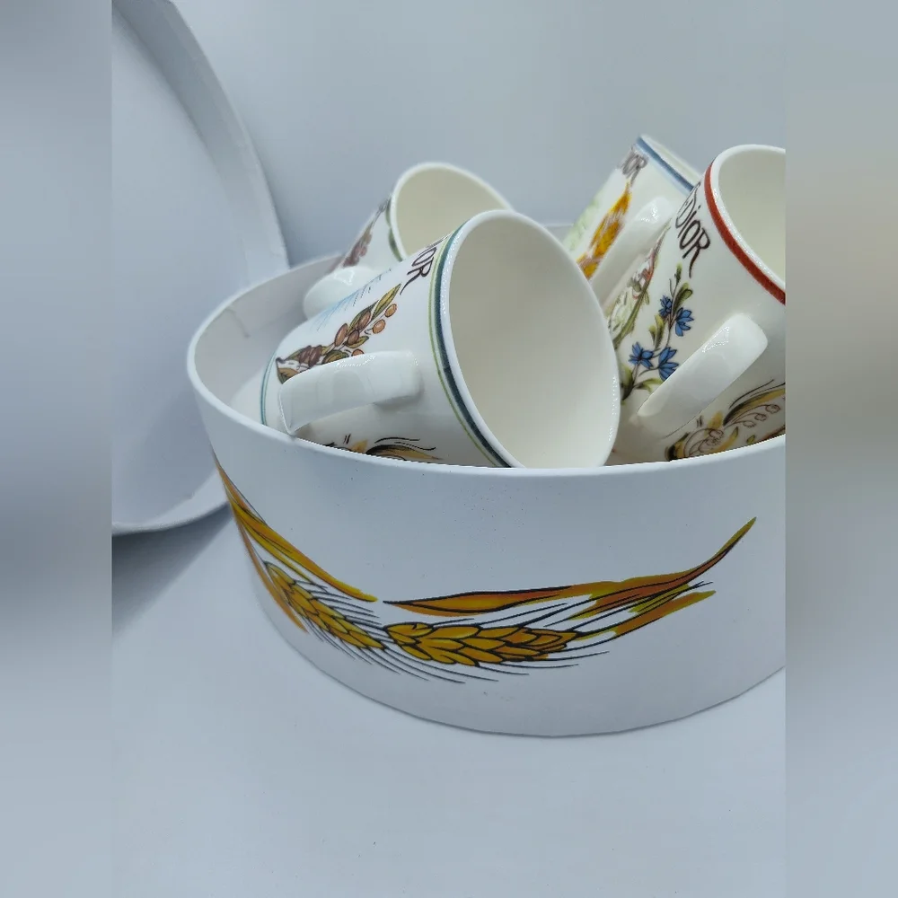 Authentic Dior Holiday Tarot Mug Coffret | 4-Piece Set w/ Box | NIB GWP - Picture 3 of 8